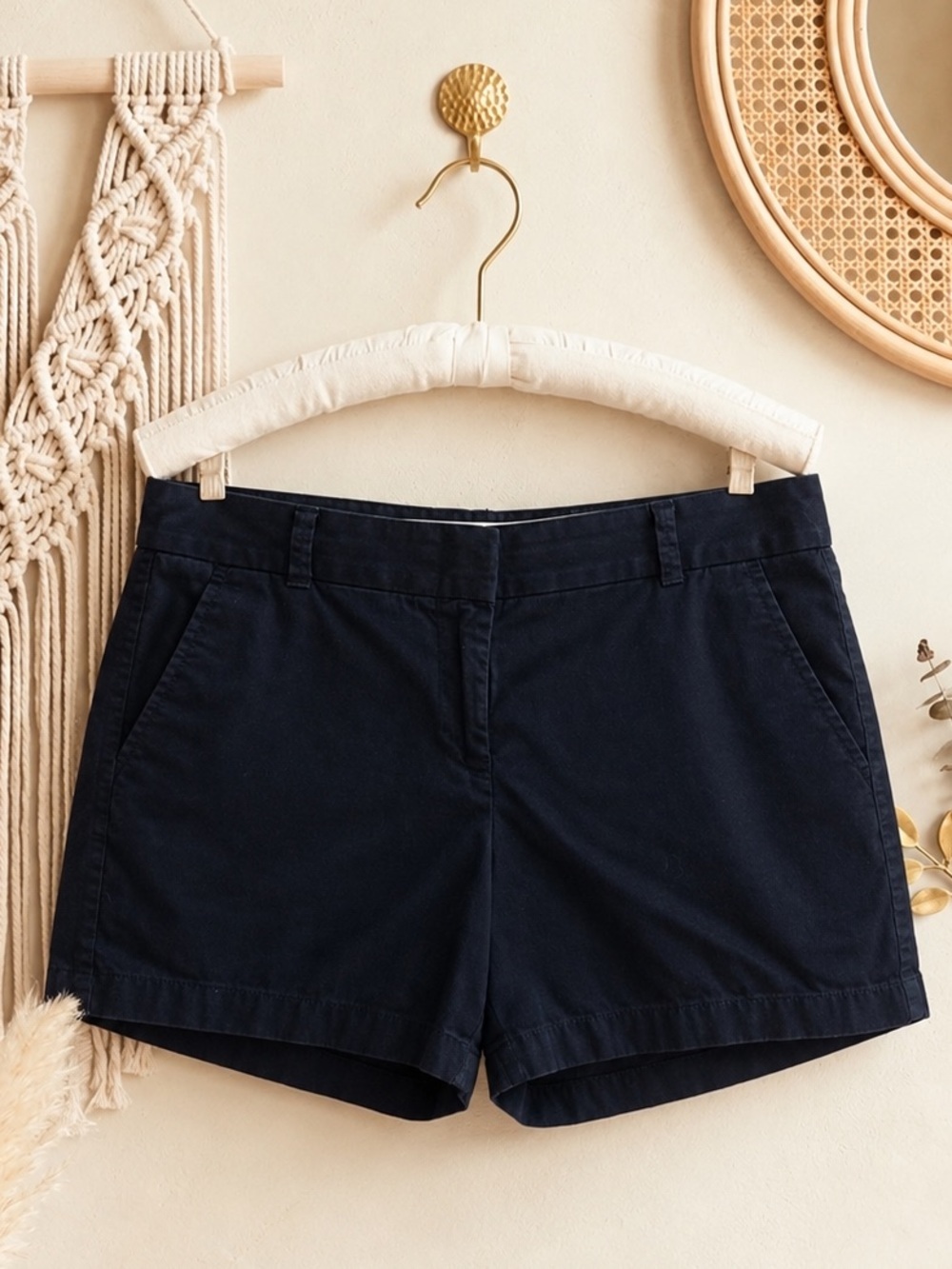 J Crew Chino Navy Shorts